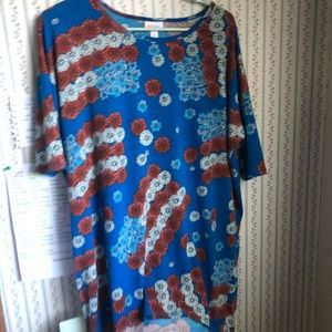 LuLaRoe American Flag Irma Size Small